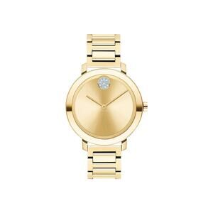 MOVADO Ladies Bold Swiss Quartz Stainless Steel Mother-of-Pearl Dial Watch, New!